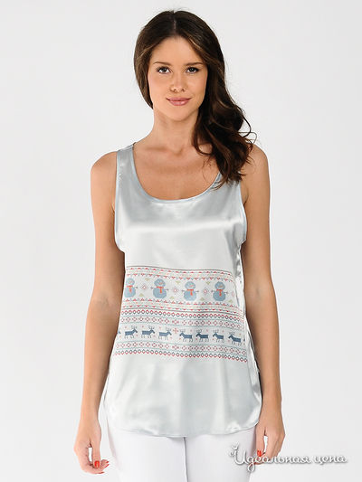 Майка Kseniya Knyazeva, цвет цвет серебристый