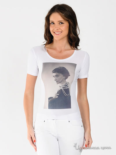 Футболка Kseniya Knyazeva, цвет цвет белый