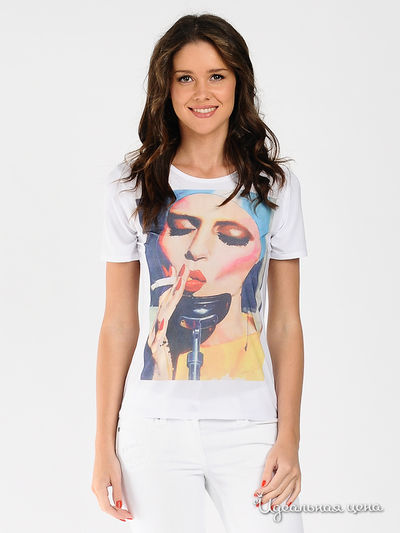 Футболка Kseniya Knyazeva, цвет цвет белый