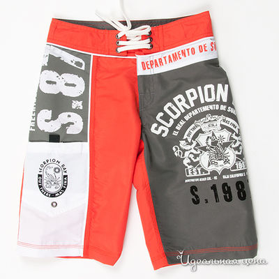 Шорты Scorpion bay, цвет цвет красный / серый
