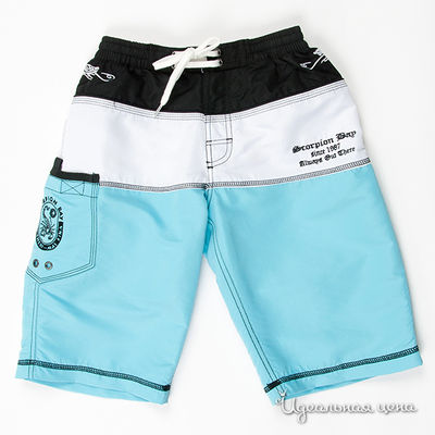 Шорты Scorpion bay, цвет цвет бирюзовый