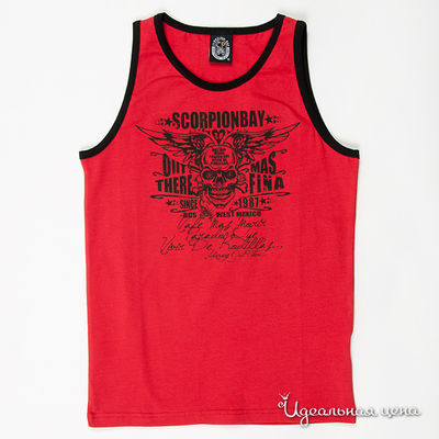 Майка Scorpion bay, цвет цвет красный / черный