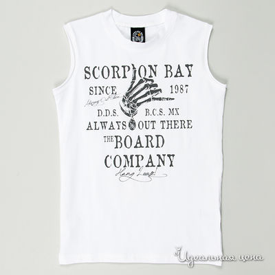 Майка Scorpion bay, цвет цвет белый