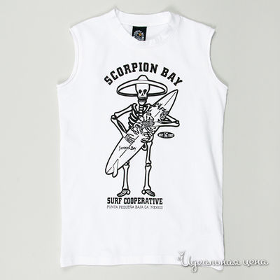Майка Scorpion bay, цвет цвет белый