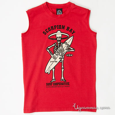 Майка Scorpion bay, цвет цвет красный