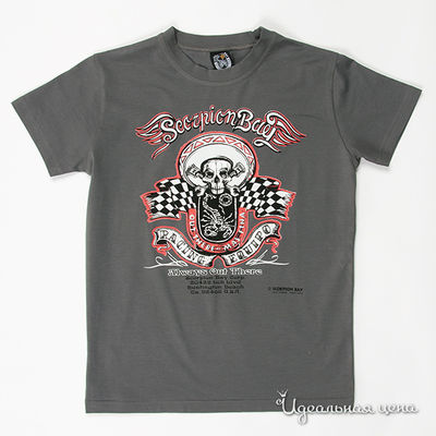 Футболка Scorpion bay, цвет цвет серый