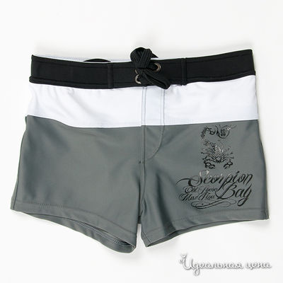 Плавки Scorpion bay, цвет цвет серый / белый / черный