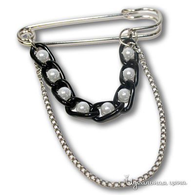 Брошь Ginger, цвет цвет серебристый