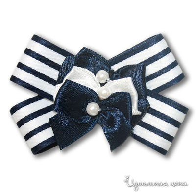 Брошь Ginger, цвет цвет белый / синий