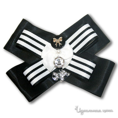 Брошь Ginger, цвет цвет черный / белый