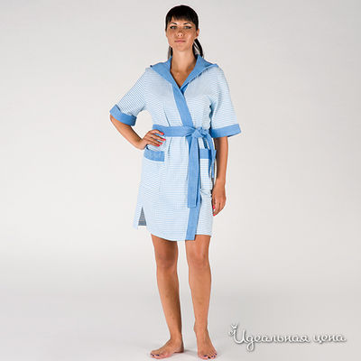 Халат Nic Club, цвет цвет голубой