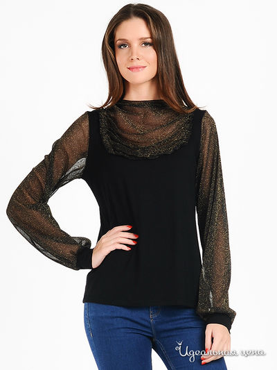 Сорочка Mirella Sole, цвет цвет черный / золотой