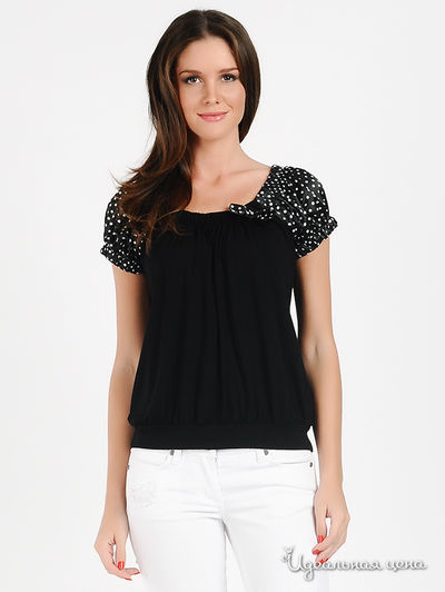 Сорочка Mirella Sole, цвет цвет черно-белый