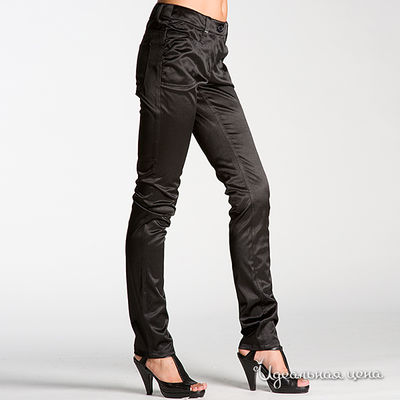 Брюки NafNaf, цвет цвет черный