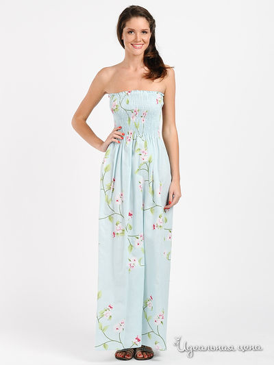 Сарафан Be In, цвет цвет голубой