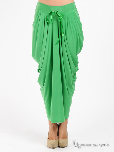 Юбка Be In, цвет цвет зеленый