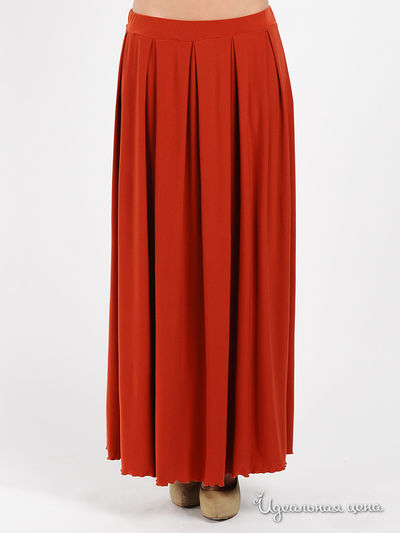 Юбка Be In, цвет цвет кирпичный