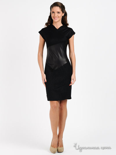 Платье Be In, цвет цвет черный