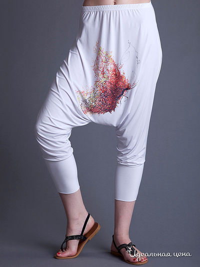 Брюки Kseniya Knyazeva, цвет цвет белый