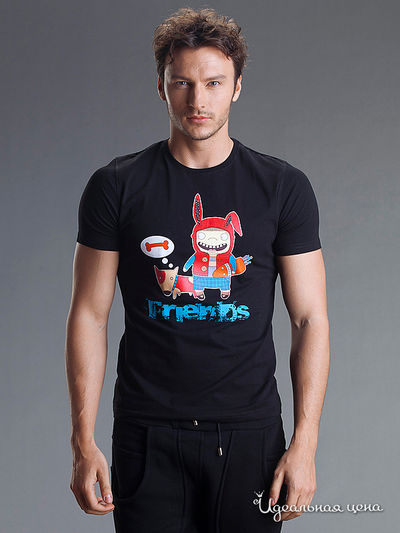 Футболка Kseniya Knyazeva, цвет цвет черный