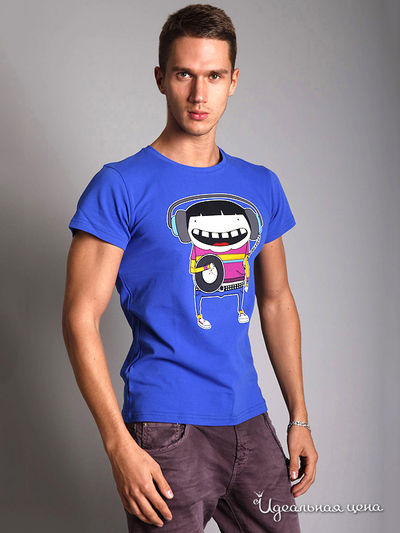 Футболка Kseniya Knyazeva, цвет цвет синий