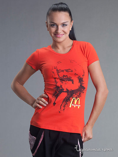 Футболка Kseniya Knyazeva, цвет цвет красный