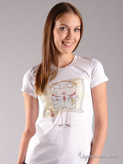 Футболка Kseniya Knyazeva, цвет цвет белый