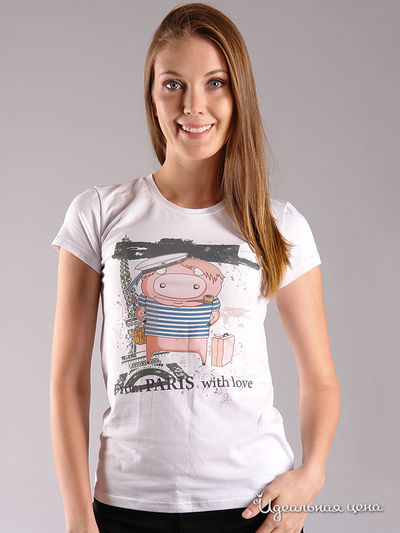 Футболка Kseniya Knyazeva, цвет цвет белый