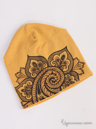 Шапка Kseniya Knyazeva, цвет цвет желтый