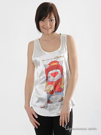 Майка Kseniya Knyazeva, цвет цвет молочный