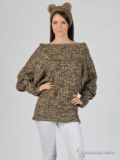 Свитер Kseniya Knyazeva, цвет цвет коричневый