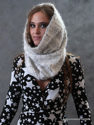 Капор Kseniya Knyazeva, цвет цвет серый