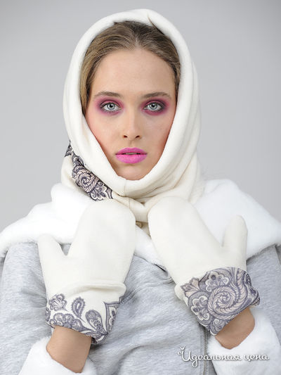 Капор Kseniya Knyazeva, цвет цвет белый