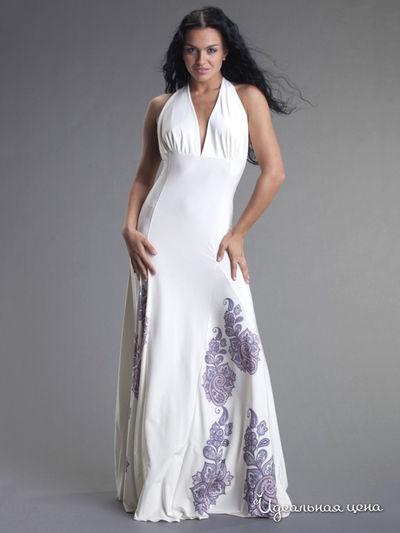 Платье Kseniya Knyazeva, цвет цвет молочный