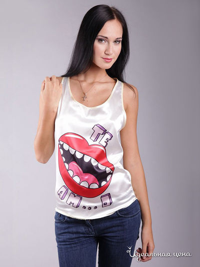 Майка Kseniya Knyazeva, цвет цвет молочный