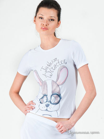 Футболка Kseniya Knyazeva, цвет цвет белый