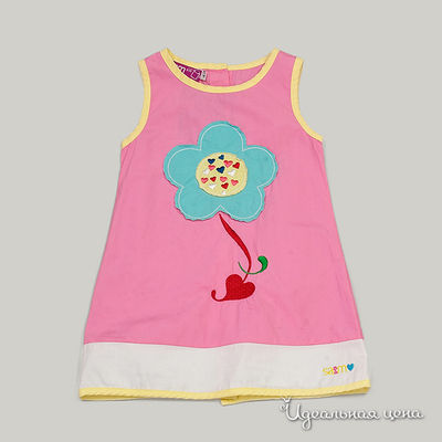 Платье Sam13, цвет цвет белый / розовый