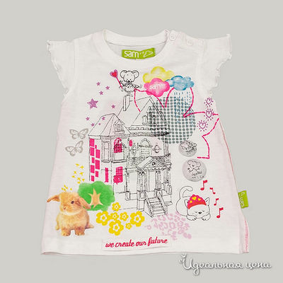 Туника Sam13, цвет цвет белый