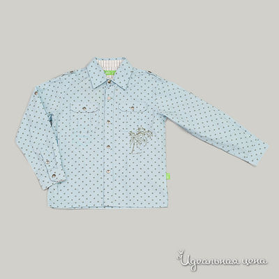 Рубашка Sam13, цвет цвет голубой / оливковый