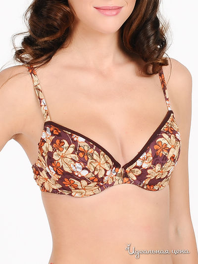Бюстгальтер Laumelle, цвет цвет коричневый / желтый