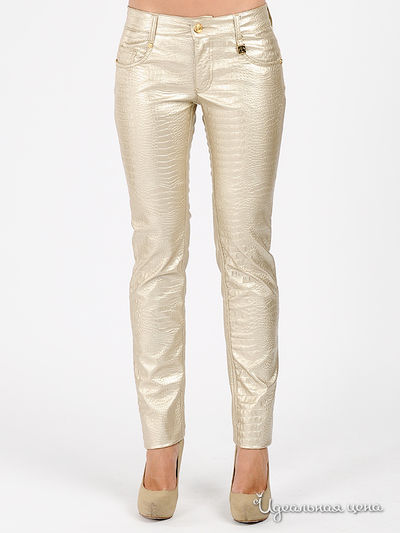 Брюки Rocco Barocco, цвет цвет золотой