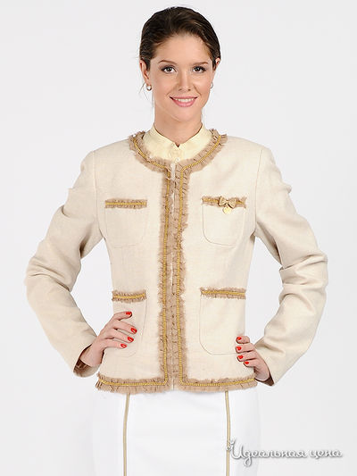 Жакет Rocco Barocco, цвет цвет бежевый