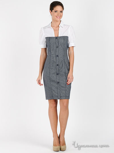 Платье Rocco Barocco, цвет цвет серый / белый