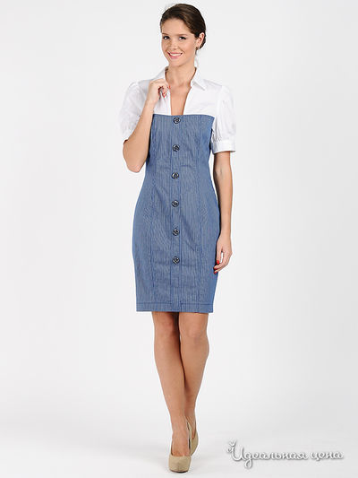 Платье Rocco Barocco, цвет цвет синий / белый