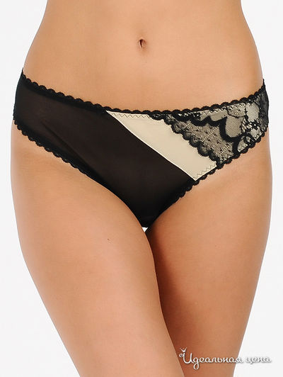 Трусы Orhideja, цвет цвет черный / бежевый