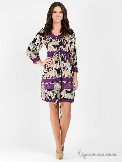 Платье Мультибренд, цвет цвет фиолетовый