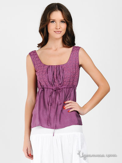 Блуза Manvi, цвет цвет фиолетовый