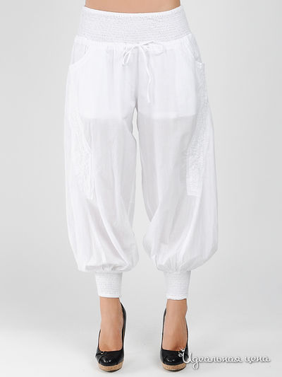 Брюки Manvi, цвет цвет белый