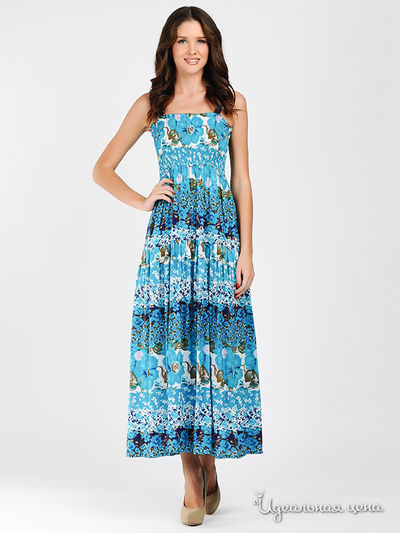 Сарафан Мультибренд, цвет цвет голубой