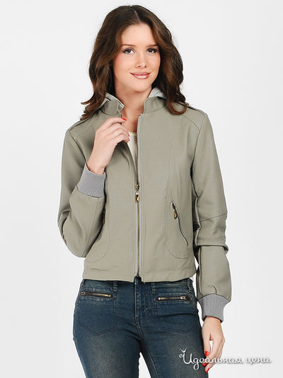 Куртка Мультибренд, цвет цвет серый